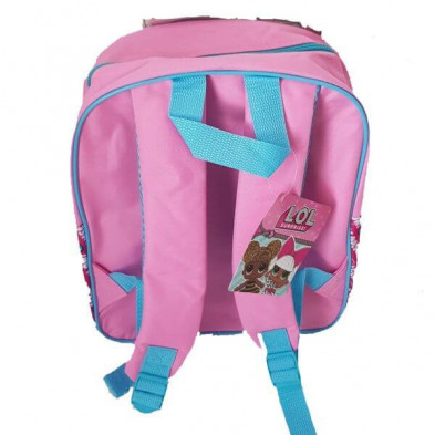 imagen 2 de mochila oval lol doll glam squad rosa