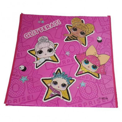 imagen 2 de bolso de compra lol glitterati rosa