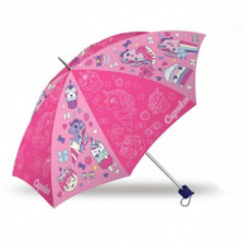 Imagen paraguas plegable cupcakes - unicornio