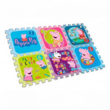 Imagen alfombra foam peppa pig 30