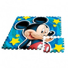 Imagen alfombra foam mickey 30x30x1cm - 9 piezas