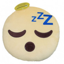 Imagen cojín emoji dormido 31 cm