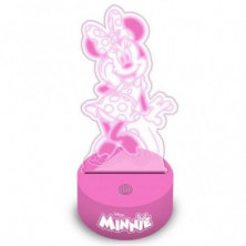 Imagen lámpara led 3d minnie mouse
