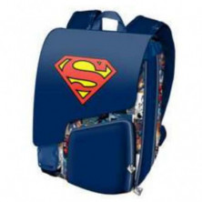 MOCHILA ESCOLAR SUPERMAN SOLAPA 43CM