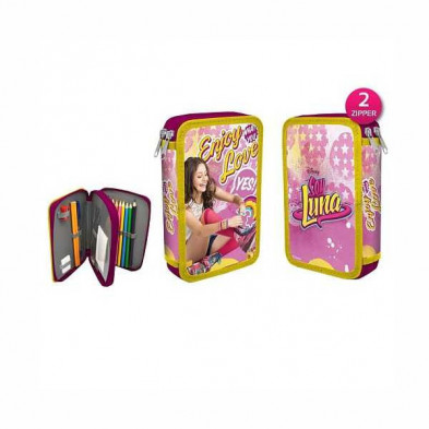 PLUMIER DOBLE SOY LUNA contenido