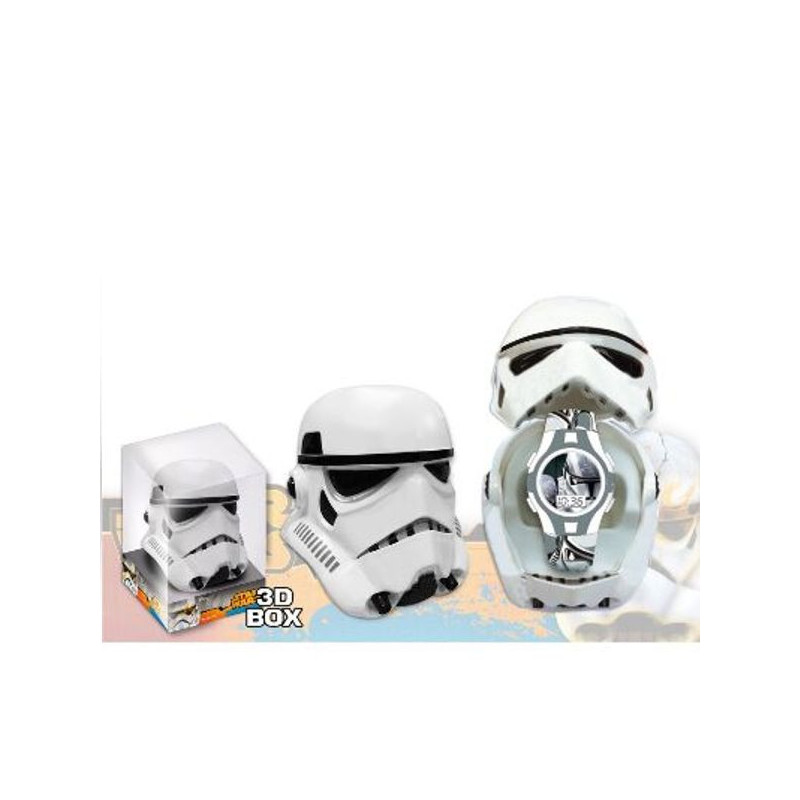 Imagen reloj digital trooper star wars caja 3d