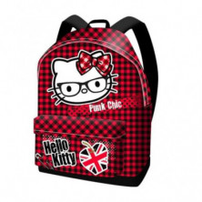 MOCHILA HELLO KITTY FREE TIME VICHY 40CM