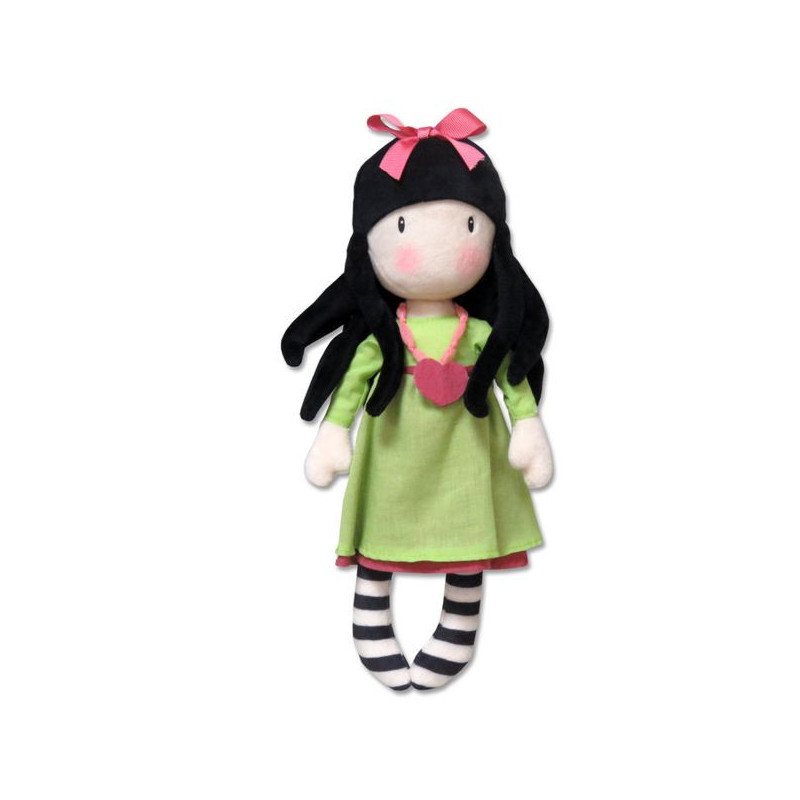 Muñeca trapo 30cm gorjuss heartleft 