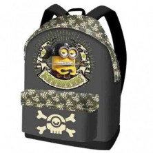 MOCHILA ESCOLAR MINIONS FREE TIME PIRATE 34CM