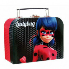 Imagen joyero maletin 18x14x9cm ladybug