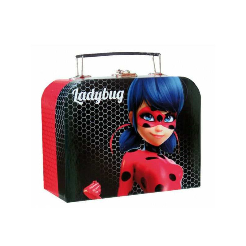 Imagen joyero maletin 18x14x9cm ladybug