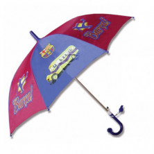 Imagen paraguas infantil 17" con silbato fc barcelona