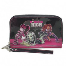 Imagen monster billetero girls 15.5x10.5x3cm