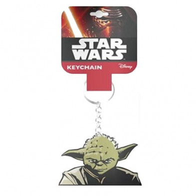 Imagen llavero de goma star wars maestro yoda