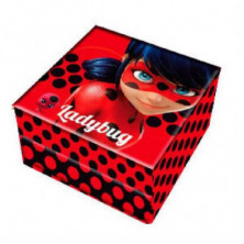 Imagen joyero baul cierre imantado cuadrado ladybug