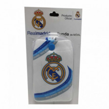 FUNDA MOVIL REAL MADRID 10,5X7CM CON COLGANTE