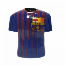 Imagen hucha camiseta fc barcelona 15x13x5cm