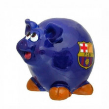 Imagen hucha resina cerdo fc barcelona