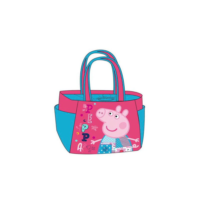 Imagen bolso cremallera peppa 30x13x20cm