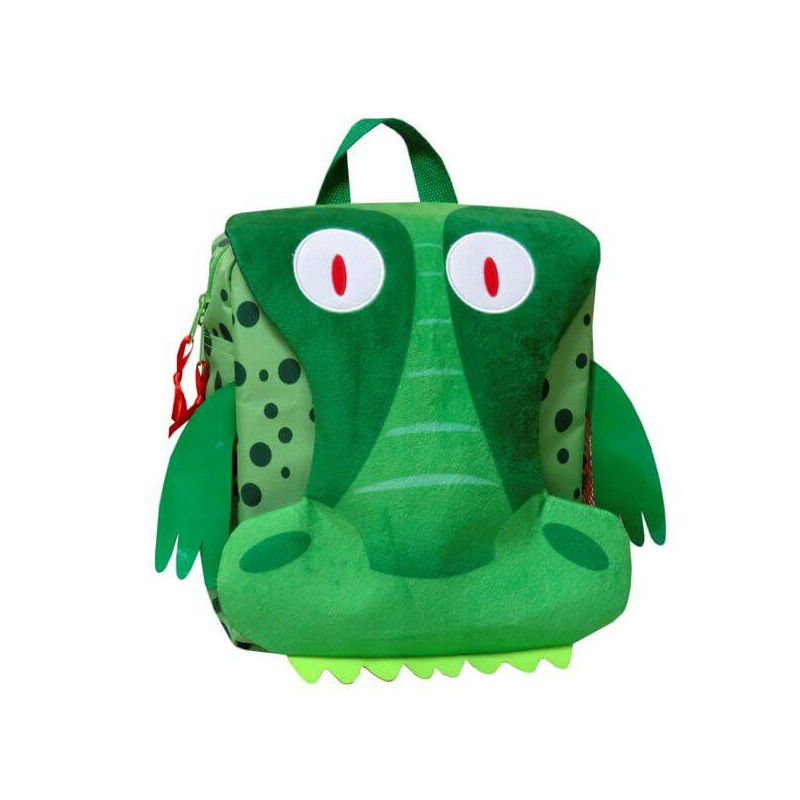 Imagen mochila infantil cocodrilo bagosse 26x24x10cm