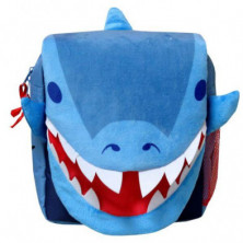 Imagen mochila infantil tiburon  bagosse 26x24x10cm