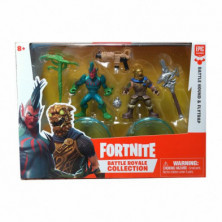 FORTNITE SET 2 FIGURAS BATTLE HOUND Y FLYTRAP