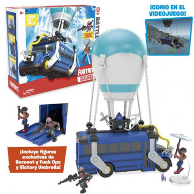 Imagen fortnite - battle bus + figura