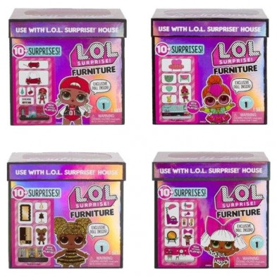 L.O.L Surprise! 564102E7C Furniture Salon With Diva & 10+ Surprises, Multi