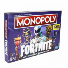 Imagen juego monopoly fortnite hasbro