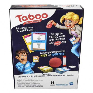 imagen 2 de juego taboo family hasbro