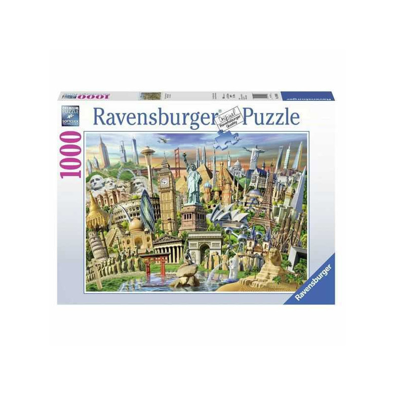 Imagen puzle hitos del mundo 1000 piezas