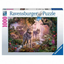 Imagen puzle lobos de verano 1000 piezas