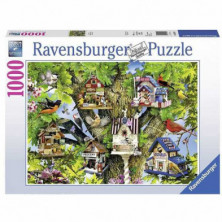 Imagen puzle pueblo de las aves 1000 piezas