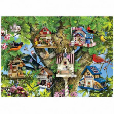 imagen 1 de puzle pueblo de las aves 1000 piezas