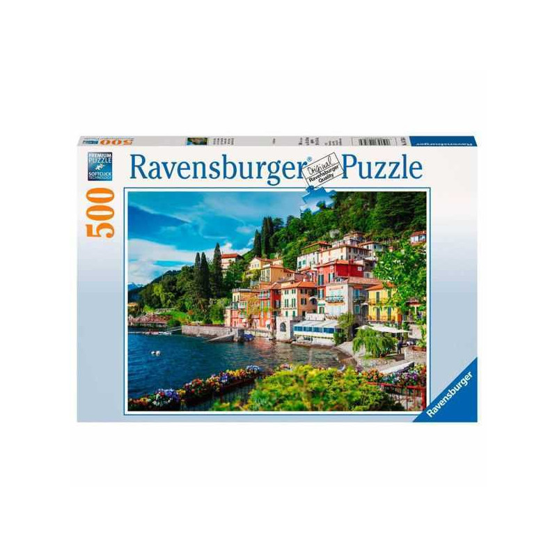 Imagen puzle lago de como italia 500 piezas