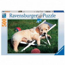 PUZLE CACHORRO GOLDEN RETRIEVER 500 PIEZAS