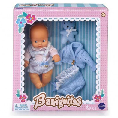 imagen 1 de barrigitas set de bebé con ropita azul