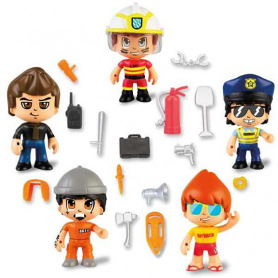 Pinypon Figura Accion Pack 5 Figuras Serie 2 Set Personalizable hipergol