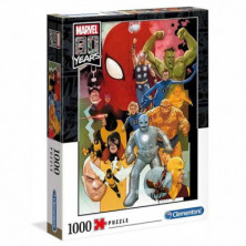 Imagen puzle marvel 80 años 1000 piezas