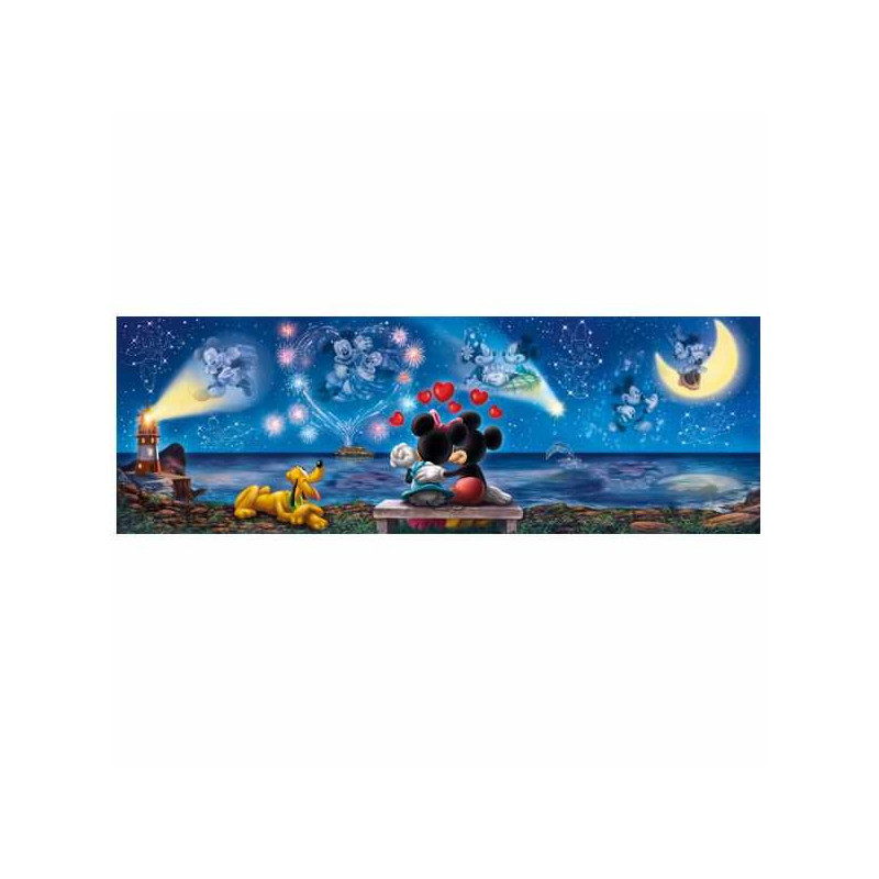 Puzzle Panorama Mickey y Minnie de 1000 Piezas | Una Aventura Visual ...