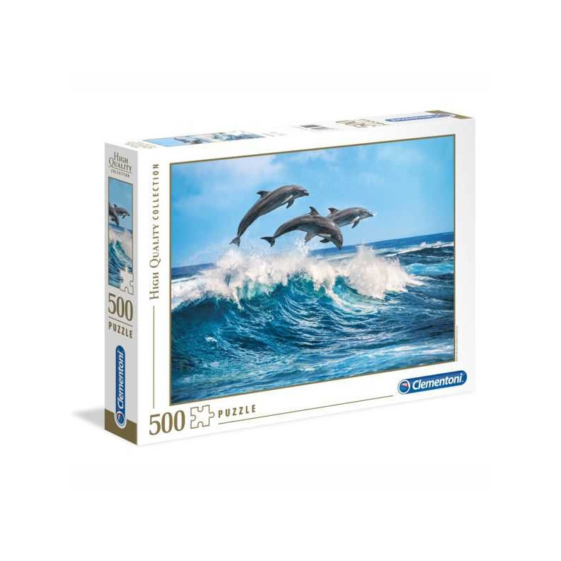 Imagen puzle delfines 500 piezas