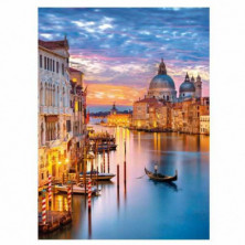 imagen 1 de puzle venecia iluminada 500 piezas