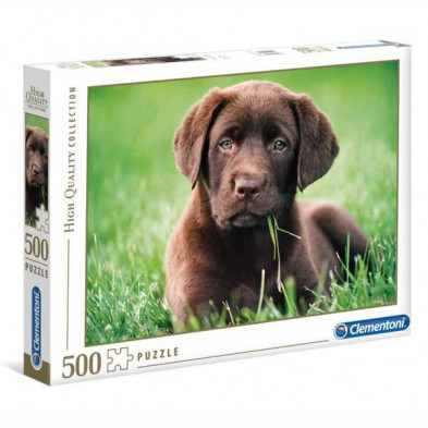 Imagen puzle cachorro chocolate 500 piezas