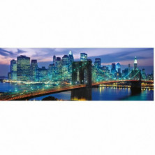 imagen 1 de puzle panoramico puente de brooklyn 1000 piezas