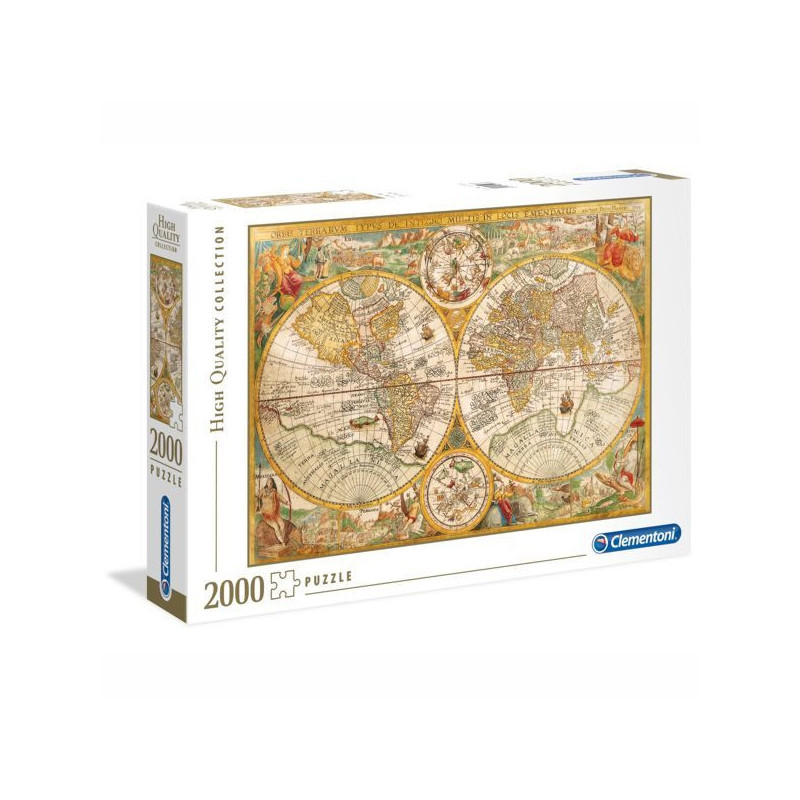 Imagen puzle mapa antiguo 2000 piezas