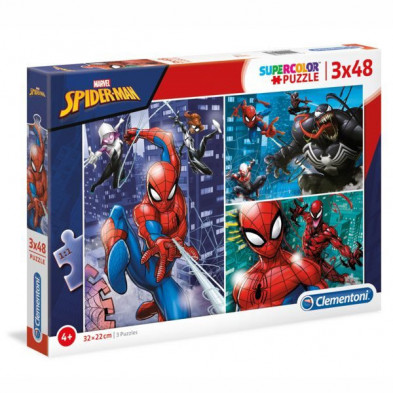 Imagen puzle spiderman 3 x 48 piezas