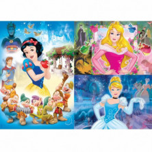 imagen 1 de puzle princesas 3 x 48 piezas