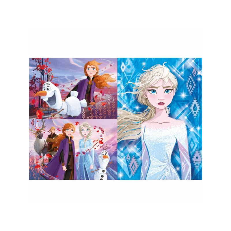 Explora la Magia de Frozen 2 con Nuestro Set de 3 Puzzles de 48 Piezas ...