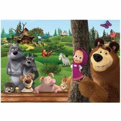 imagen 1 de puzle masha y el oso 104 piezas
