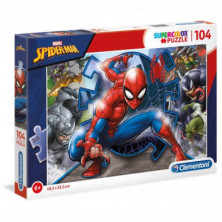 Imagen puzle spiderman 104 piezas